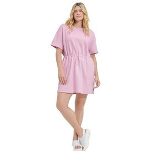 NEW UGG Anisha Dusty Lilac Pink Cotton Crewneck Terry Cloth Sweatshirt Dress